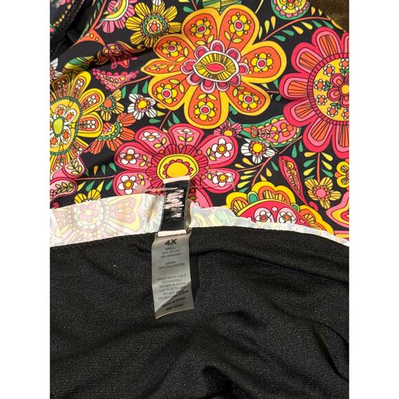 Unique Vintage Flower Child High Waist Bikini Bottom 4X NWOT - Picture 4 of 4